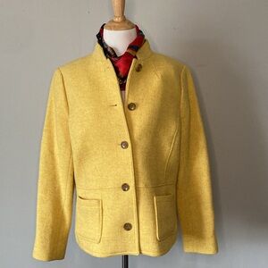 Talbots Wool Woven Lined Jacket Blazer Sz 10